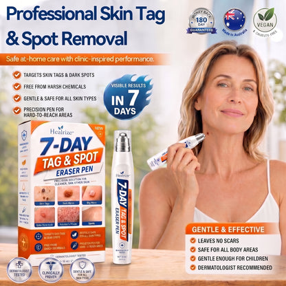 𝐏𝐡𝐚𝐫𝐦𝐚𝐜𝐢𝐬𝐭 𝐑𝐞𝐜𝐨𝐦𝐦𝐞𝐧𝐝𝐞𝐝 🍉𝑯𝗲𝙖𝐥𝒓𝗶𝙯𝗲® 7-𝐷𝑎𝑦 𝗧𝐚𝐠 & 𝗦𝗽𝐨𝐭 𝐄𝐫𝒂𝒔𝒆𝒓🪄(Zero 𝐏𝐚𝐢𝐧, Zero 𝐒𝐜𝐚𝒓𝒔 Rollerball)👩‍⚕️