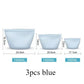 3PCS Reusable Silicone Food Storage Bags – Leakproof Ziplock Containers (500ml–1500ml)