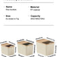 10KG Storage Container – Sealed Cereal, Pet Food, Rice, or Flour  Dispenser with Buckle