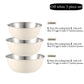 304 Stainless Steel Salad Mixing Bowl – Egg Beater, Dough and Food Prep Bowl for Kitchen Use
