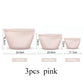 3PCS Reusable Silicone Food Storage Bags – Leakproof Ziplock Containers (500ml–1500ml)