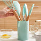 12-Piece Silicone Kitchen Utensil Set – Non-Stick Cooking Tools with Measuring Spoons