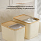 10KG Storage Container – Sealed Cereal, Pet Food, Rice, or Flour  Dispenser with Buckle